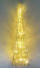 FIGURA PIRAMIDE BLNC CALID 20LED   71781