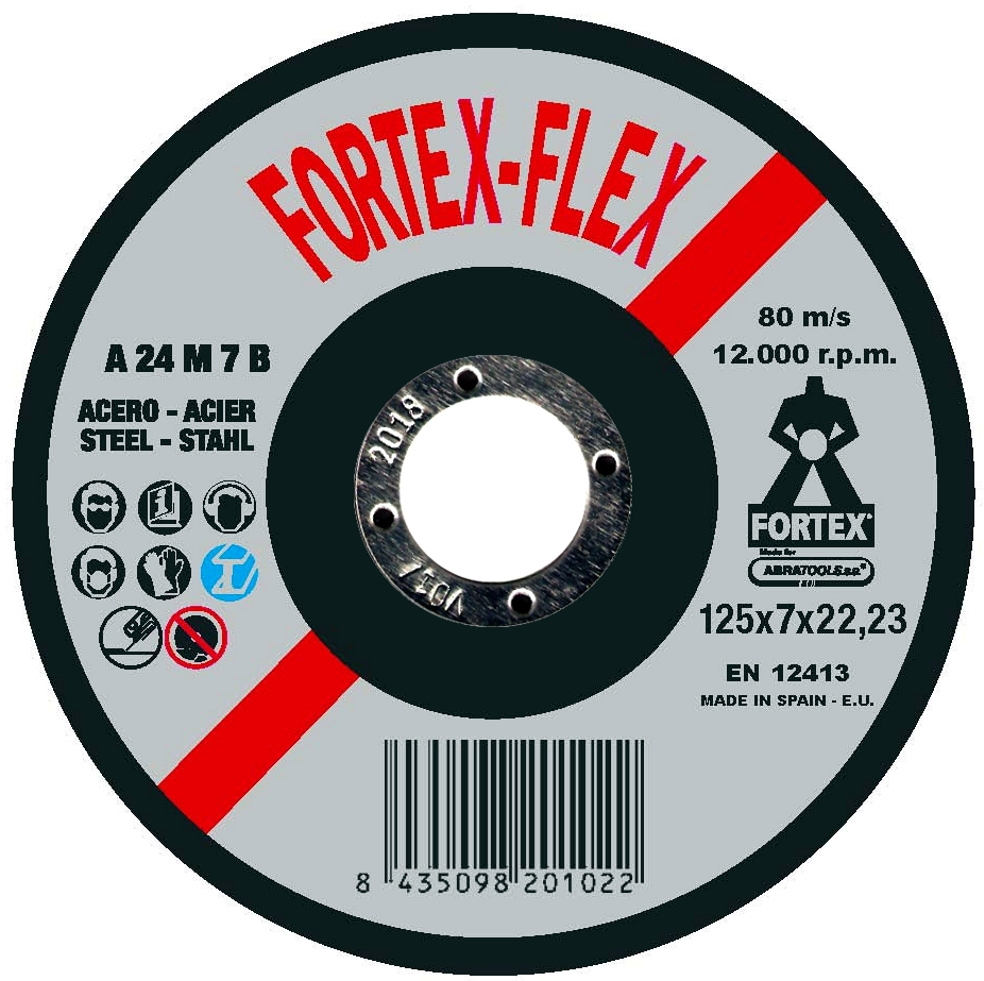 DISCO HIERRO 125X7 FORTEX  DFX125A7M
