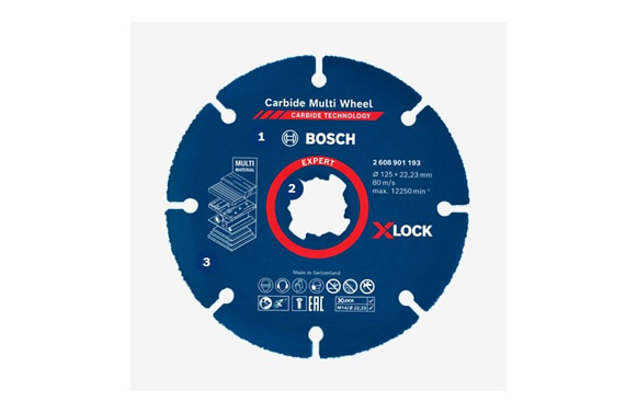DISCO X-LOCK EXPERT CARBIDé 115 MM