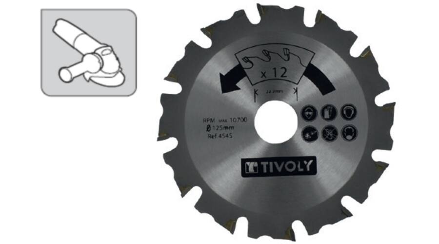 DISCO ESCULPIR MADERA 125MM 004545