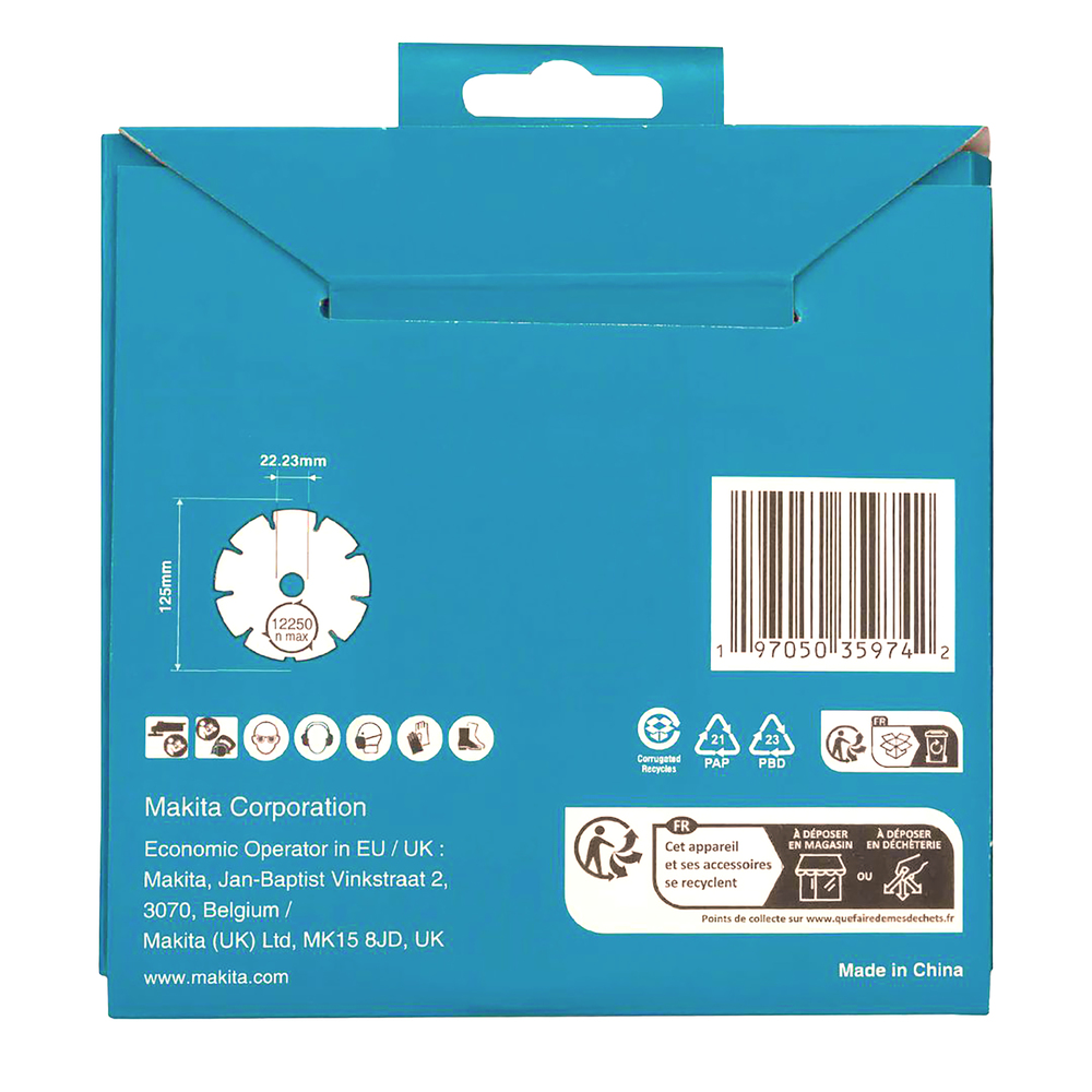 DISCO DIAMANTE 125MM SEGMENT. D-80086 3