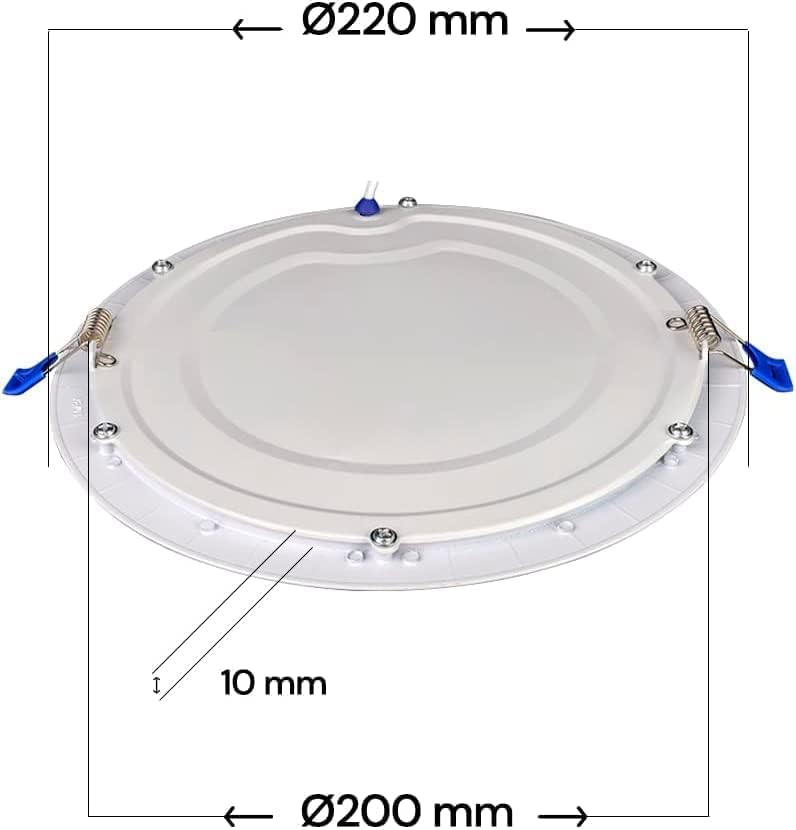 DOWNLIGHT LED EMPOTRAR REDONDO BLANCO Ø20CM 24W 2550LM 6500K 929003327101 2