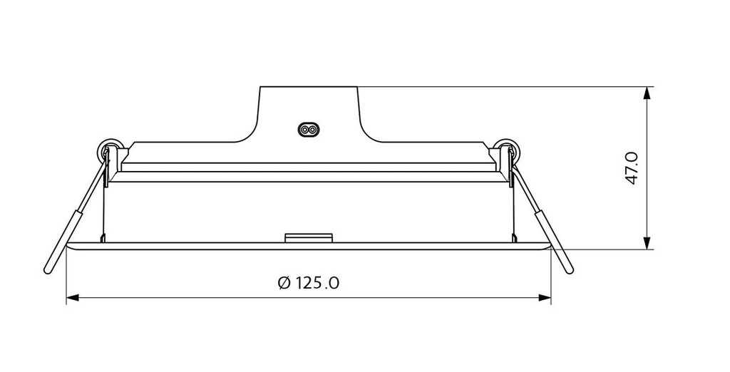 DOWNLIGHT LED EMPOTRAR REDé12,5CM 13W 13
