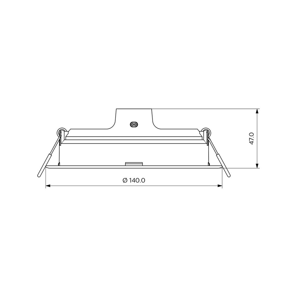 DOWNLIGHT LED EMPOTRAR REDé12,5CM 13W 13