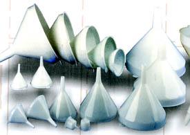 EMBUDO PLASTICO VIBRO     100 MM