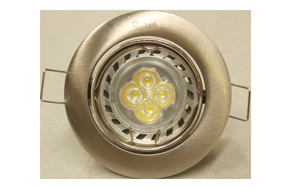 EMPOTRABLE LED 5W BASCULANNIQUEL MATE-30