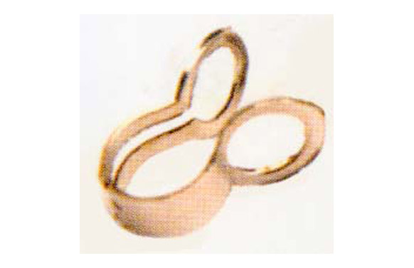 ENGANCHE LATON NIQUELADO    CD.3,2/3,6MM