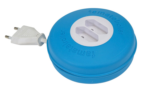 ENROLLACABLE ROLLER 2X1 2T3 M-AZUL