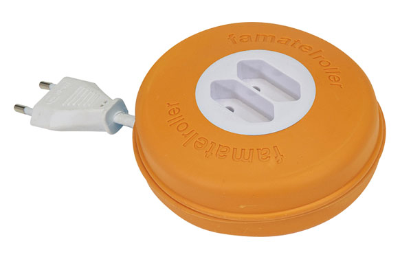 ENROLLACABLE ROLLER 2X1 2T3 M-NARANJA