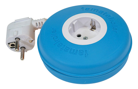 ENROLLACABLE ROLLER 3X1,5 2 M-AZUL