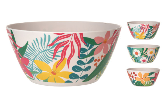 ENSALADERA MELAMINA DECORAé25,5 X 11,5 C