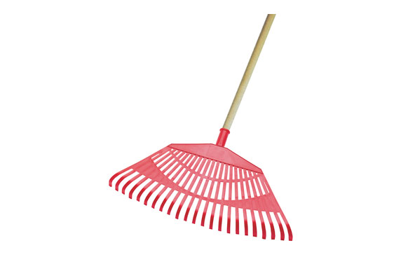 ESCOBA RECOGEHOJAS POLIPRO56 CM MANGO MA