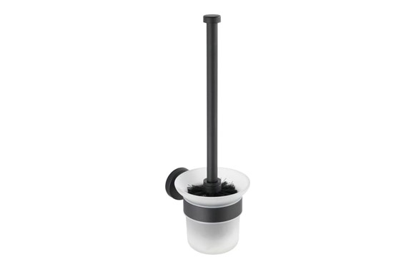 ESCOBILLERO WC BOSIO      INOXIDABLE NEG