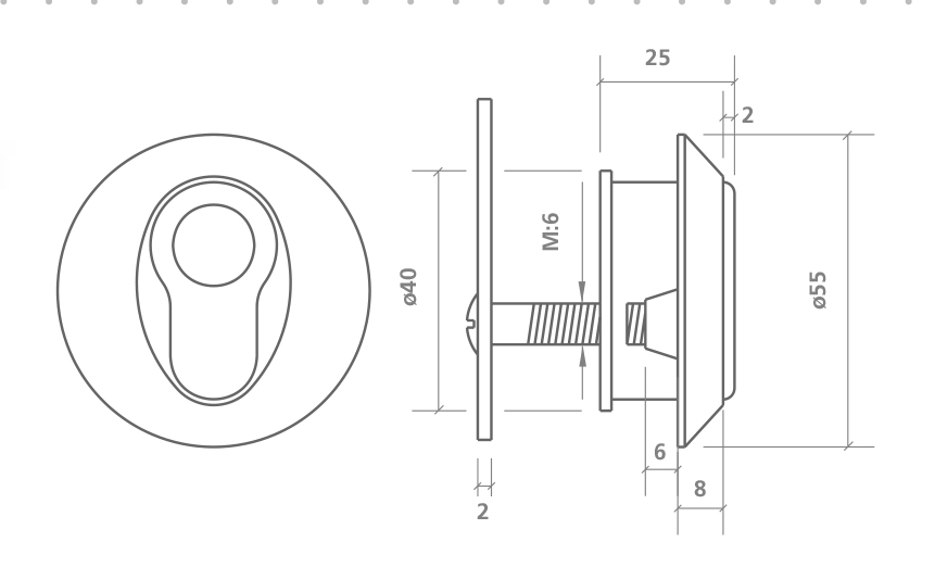 ESCUDO PROTECTOR 420-P CROMO MATE 2