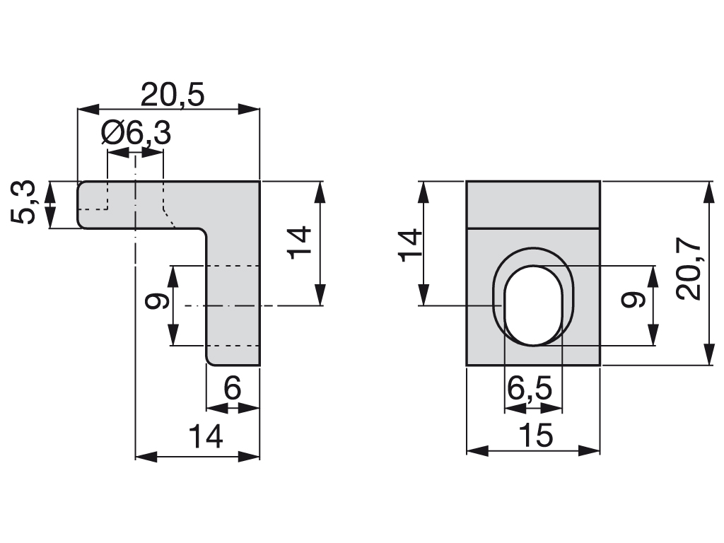 ESCUADRA 2AG D-6.3 NIQUEL 8072507 ANGULO 2