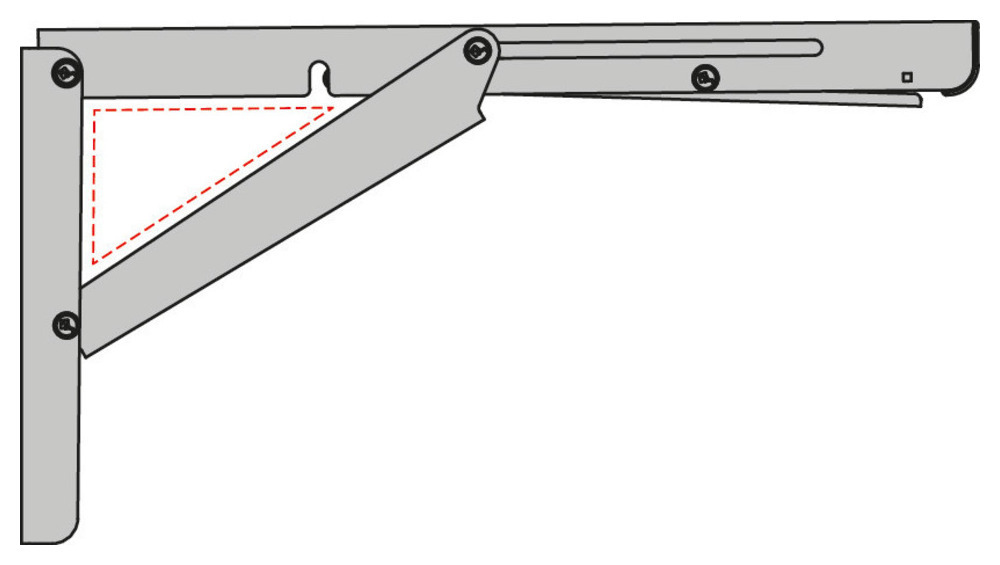 ESCUADRA ABATIBLE NEGRA EB-317-DA-BL 7