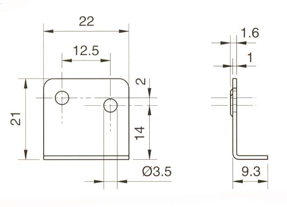 ESCUADRA 950 ZINCADA OJMAR 0950.016ZI 3