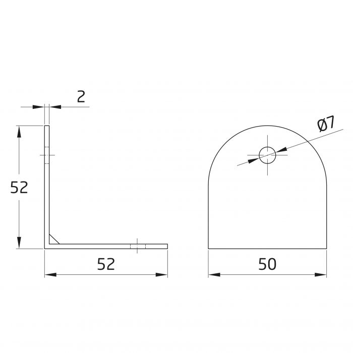ESCUADRA MOD.100          COD.8203 2