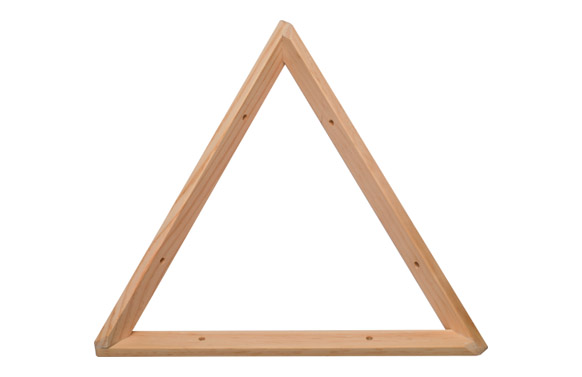 ESCUADRA PINO TRIANGLULO  30 X 30 X 30 C