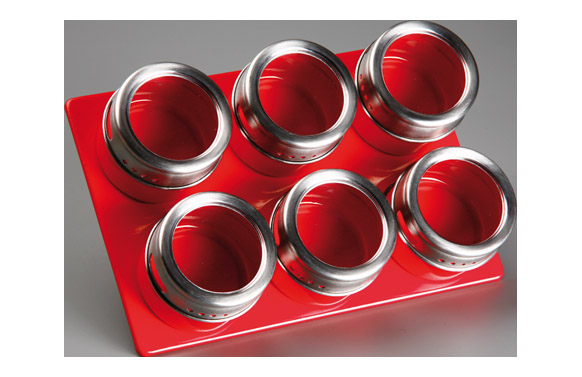 ESPECIERO SOBREMESA 6U GUERR1855-ROJO  *