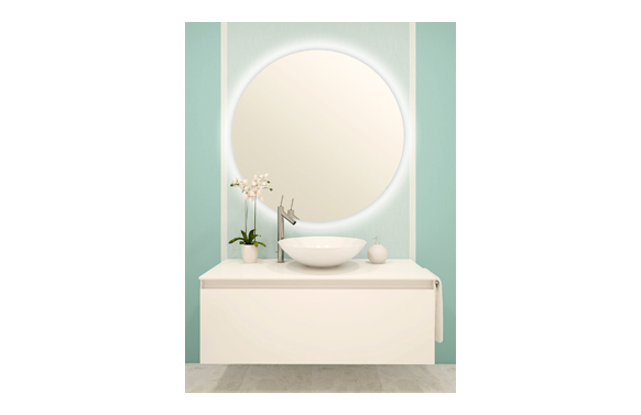 ESPEJO BAÑO REDONDO LED   80 CM