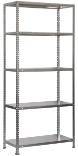 ESTANTERIA METAL GALVANIZA200 X 100 X 50