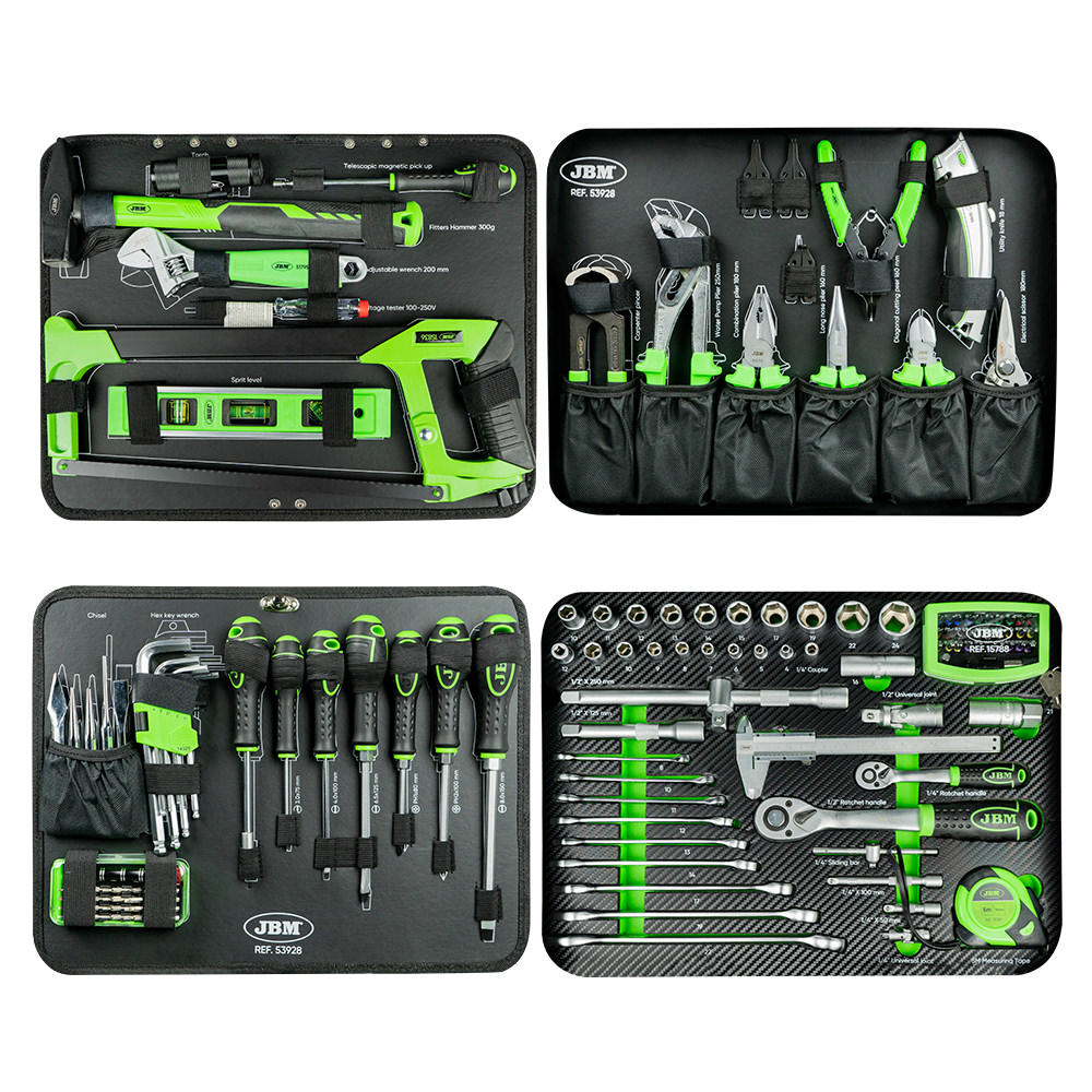 ESTUCHE HERRAM. 198PZ/VASOS HEXAG.53928 2