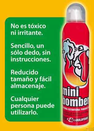 EXTINTOR MINIBOMBERO AEROSOL 250 ML