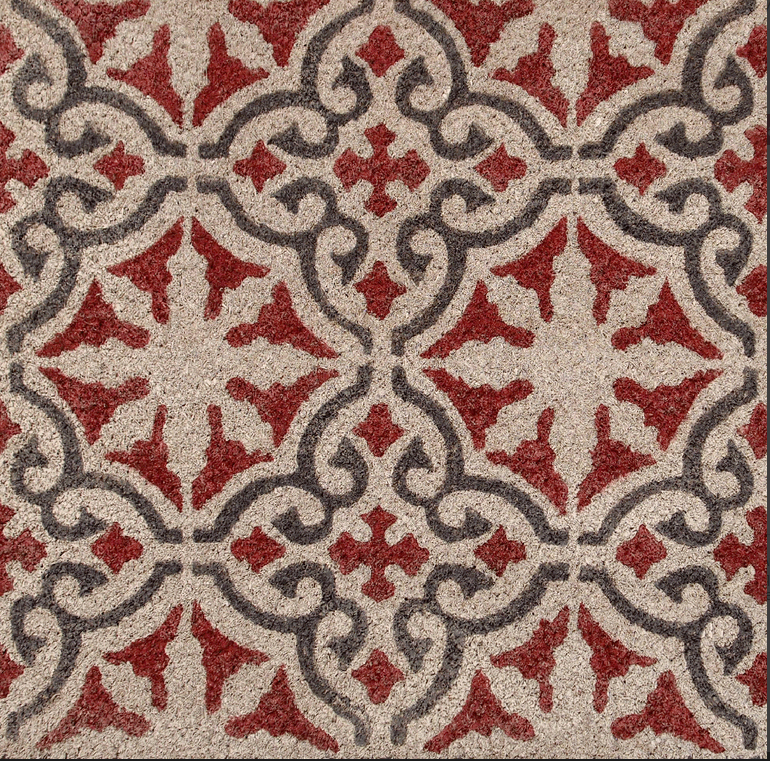 FELPUDO 73X43 BALDOSAS GRIS     8676487 3