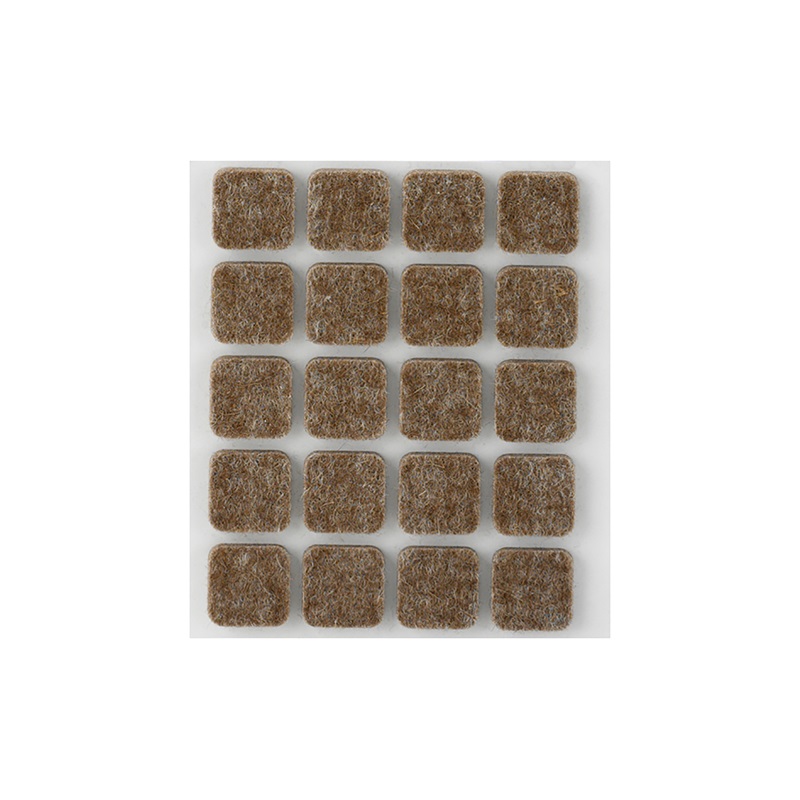 FIELTRO ADHESIVO PATA MUEBé 17 X 17 MM