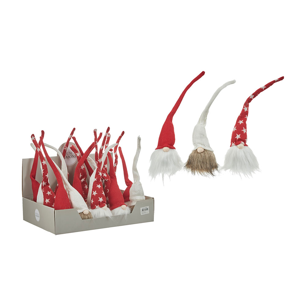 FIGURA GNOMO BLANCO Y ROJO SURTIDO 72027