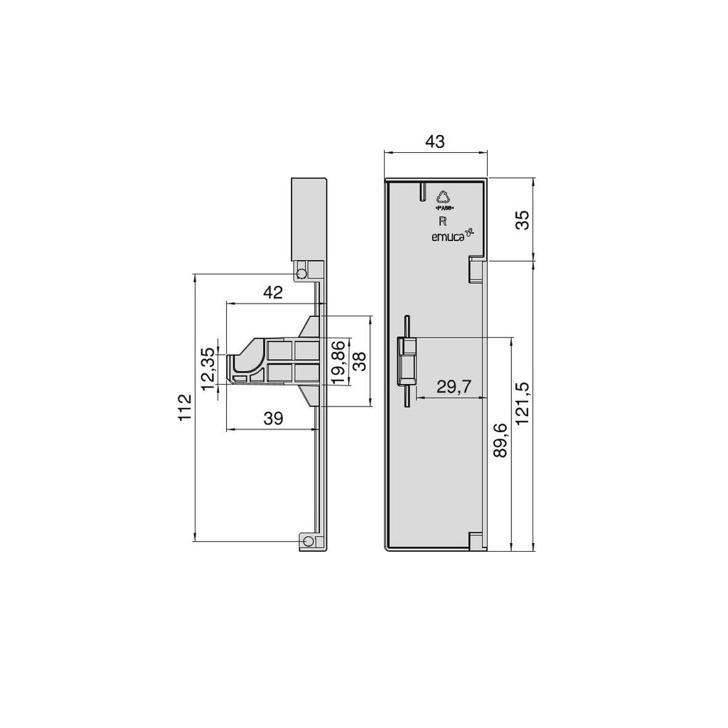 FIJACION CONCEPT GRIS   138      3113123 3