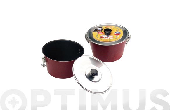 FLANERO CON TAPA INOX Y CI16 CM-1,2L
