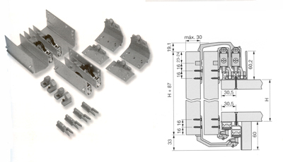 FRENO STAR 2 P/ARMARIO (JGO) 4004521