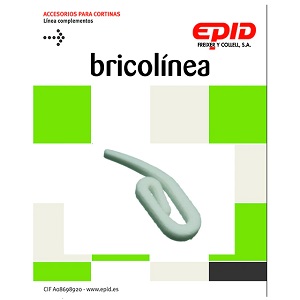 GANCHO CORTINA PLASTICO (36UND) EPID -BL