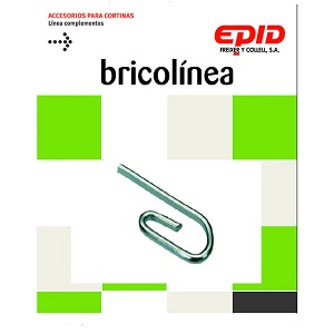 GANCHO CORTINA METAL    (36UND) EPID -BL