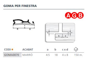 GOMA CIERRE TR 4818.000001 TERM.ACUSTICA 2