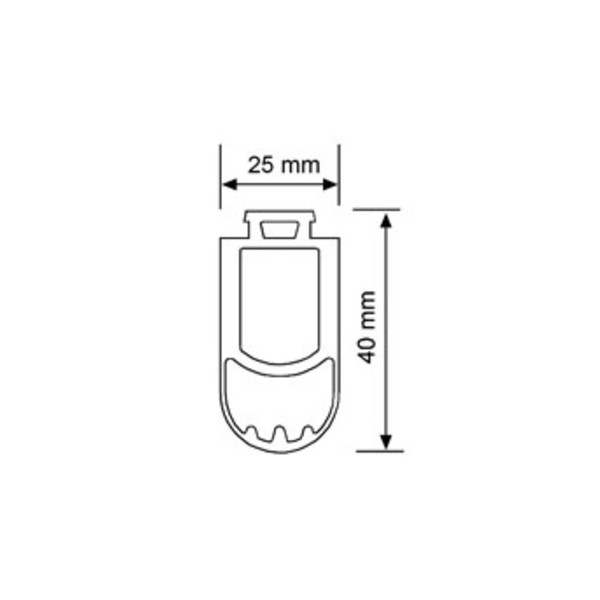 GOMA PARAGOLPES REF.800600 / 45MM (MTS) 3