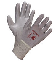 GUANTE NYLON/POLI PU GRIS       T/9