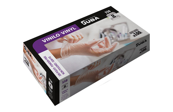 GUANTE DESECHABLE VINILO ST. 8