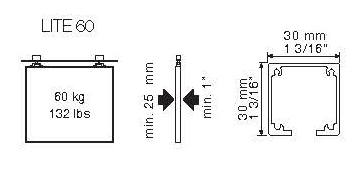 GUIA KLEIN LITE 60  ALUM.2104 (A MTS)