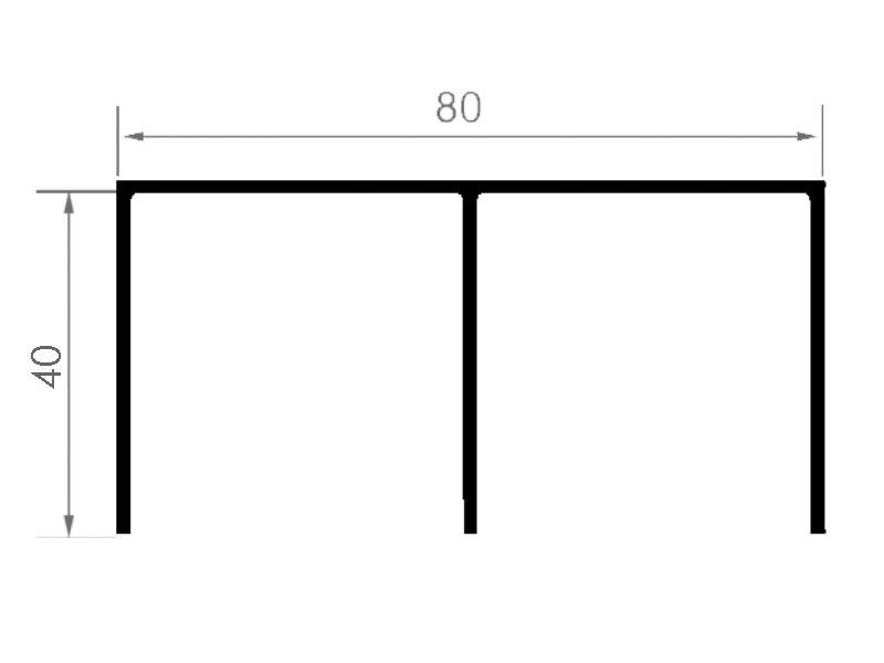 GUIA KIT GS80-GI80 NEGRO MATE   4 MTS 2