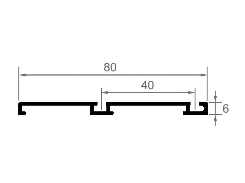 GUIA KIT GS80-GI80 NEGRO MATE   4 MTS 4