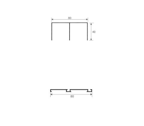 GUIA KIT GS80-GI80 BLANCO MATE 9003 3MTS 2