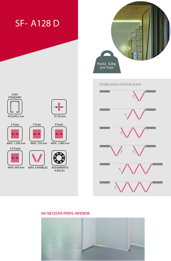 GUIA SAHECO SUPERIOR 3MT   012533 ALUM. 3