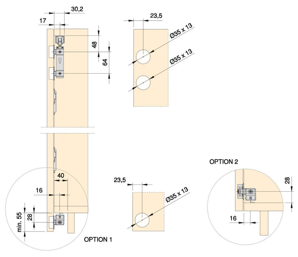 GUIA SUP. TWOFOLD MAT 2,35 M  6322362 2