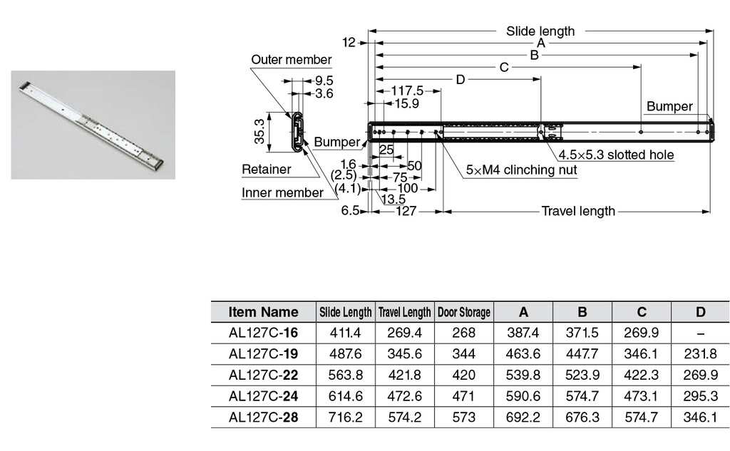 GUIA BOLAS 19 (410MM) 190-113-868