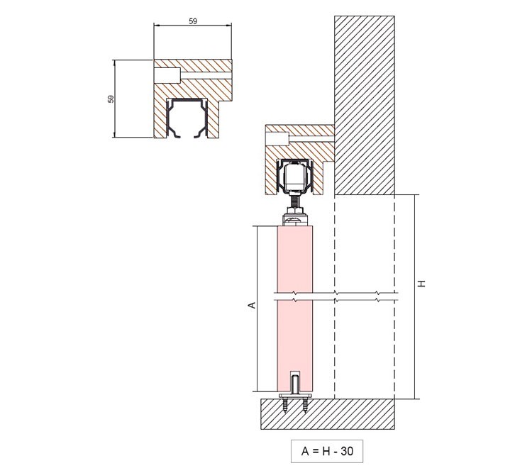 GUIA SAHECO READY 2MT 094832 ALUMINI/MAD 3