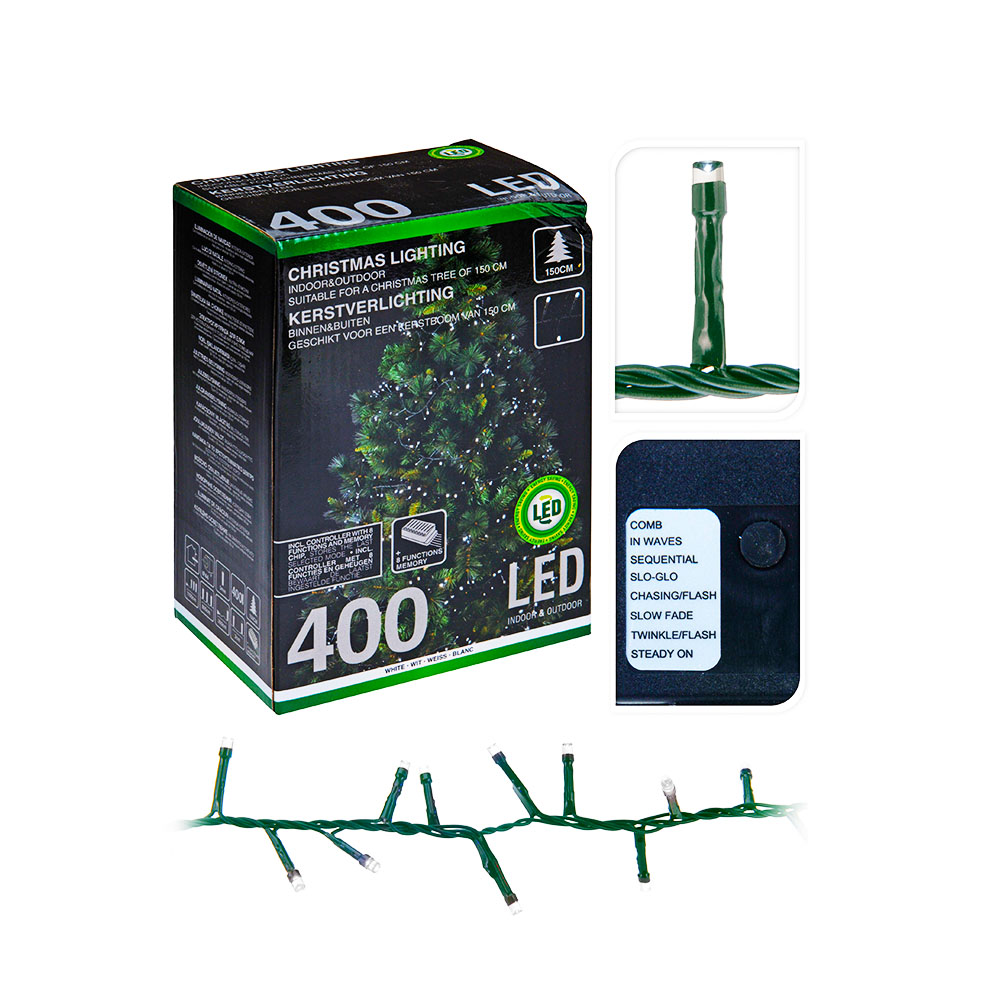 GUIRNALDA ESPINO MULT.400LED CALD 71195