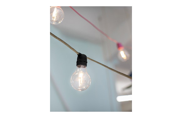 GUIRNALDA LED SOLAR 10 BOMBILLAS ALLEGRA